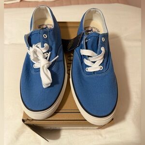 NWT, Polo by Ralph Lauren Classic Blue Canvas Sneakers